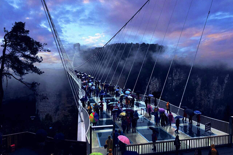 長沙出發(fā)到張家界玻璃橋、天門山、玻璃棧道、鳳凰古城3日游